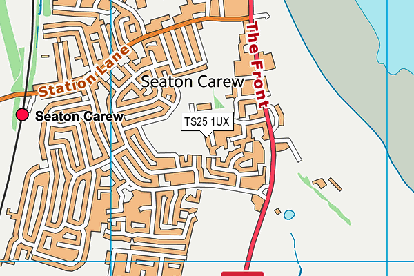 TS25 1UX map - OS VectorMap District (Ordnance Survey) TS25 1UX map - OS VectorMap District (Ordnance Survey)