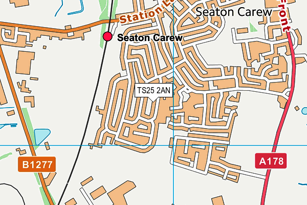 TS25 2AN maps, stats, and open data