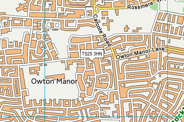 TS25 3HN map - OS VectorMap District (Ordnance Survey) TS25 3HN map - OS VectorMap District (Ordnance Survey)