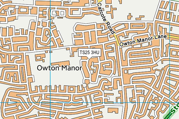 TS25 3HU map - OS VectorMap District (Ordnance Survey) TS25 3HU map - OS VectorMap District (Ordnance Survey)