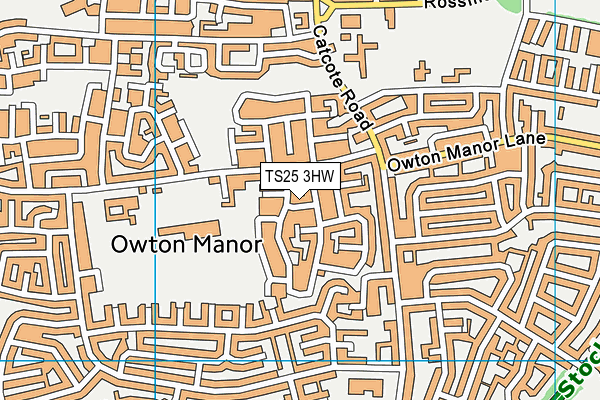 TS25 3HW map - OS VectorMap District (Ordnance Survey) TS25 3HW map - OS VectorMap District (Ordnance Survey)