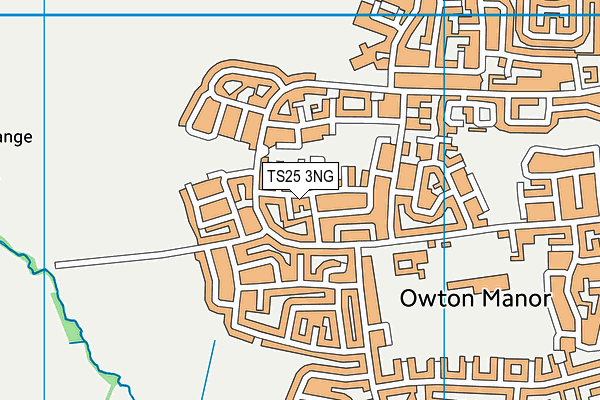 TS25 3NG map - OS VectorMap District (Ordnance Survey) TS25 3NG map - OS VectorMap District (Ordnance Survey)
