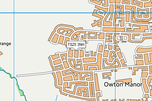 TS25 3NH map - OS VectorMap District (Ordnance Survey) TS25 3NH map - OS VectorMap District (Ordnance Survey)