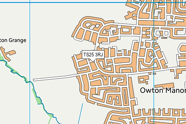 TS25 3RJ map - OS VectorMap District (Ordnance Survey) TS25 3RJ map - OS VectorMap District (Ordnance Survey)