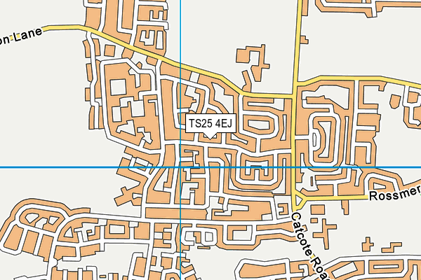 TS25 4EJ map - OS VectorMap District (Ordnance Survey) TS25 4EJ map - OS VectorMap District (Ordnance Survey)