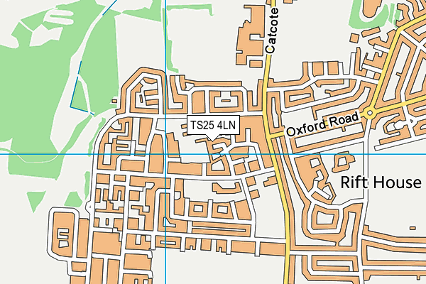 TS25 4LN map - OS VectorMap District (Ordnance Survey) TS25 4LN map - OS VectorMap District (Ordnance Survey)