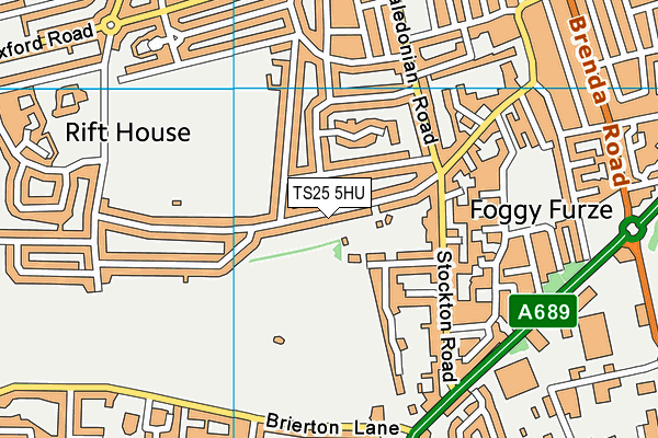 TS25 5HU map - OS VectorMap District (Ordnance Survey) TS25 5HU map - OS VectorMap District (Ordnance Survey)