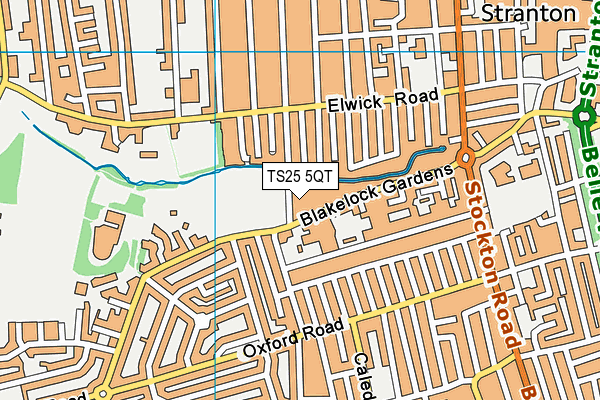 TS25 5QT map - OS VectorMap District (Ordnance Survey) TS25 5QT map - OS VectorMap District (Ordnance Survey)