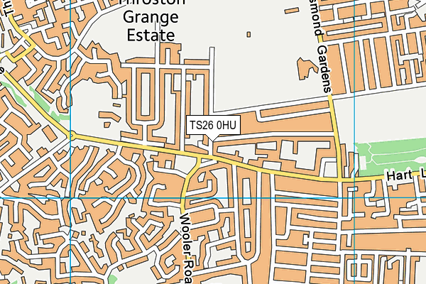 TS26 0HU map - OS VectorMap District (Ordnance Survey) TS26 0HU map - OS VectorMap District (Ordnance Survey)