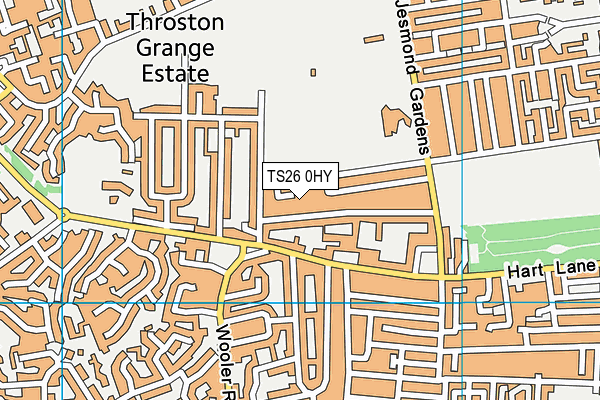 TS26 0HY map - OS VectorMap District (Ordnance Survey) TS26 0HY map - OS VectorMap District (Ordnance Survey)