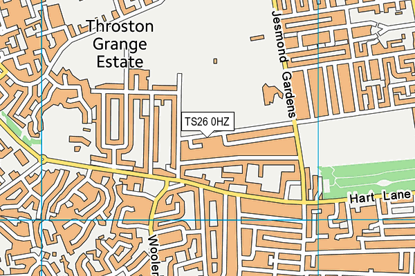 TS26 0HZ map - OS VectorMap District (Ordnance Survey) TS26 0HZ map - OS VectorMap District (Ordnance Survey)