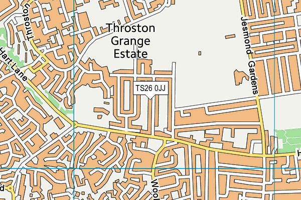 TS26 0JJ map - OS VectorMap District (Ordnance Survey) TS26 0JJ map - OS VectorMap District (Ordnance Survey)