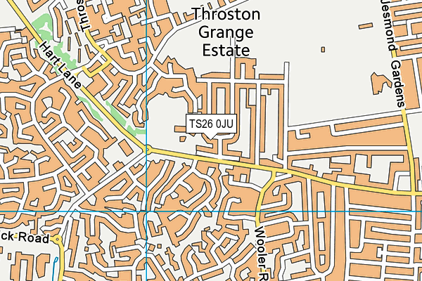 TS26 0JU map - OS VectorMap District (Ordnance Survey) TS26 0JU map - OS VectorMap District (Ordnance Survey)