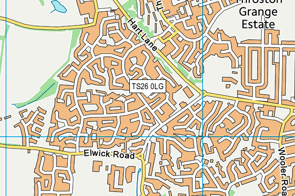 TS26 0LG map - OS VectorMap District (Ordnance Survey) TS26 0LG map - OS VectorMap District (Ordnance Survey)