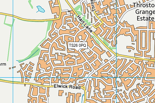 TS26 0PQ map - OS VectorMap District (Ordnance Survey) TS26 0PQ map - OS VectorMap District (Ordnance Survey)