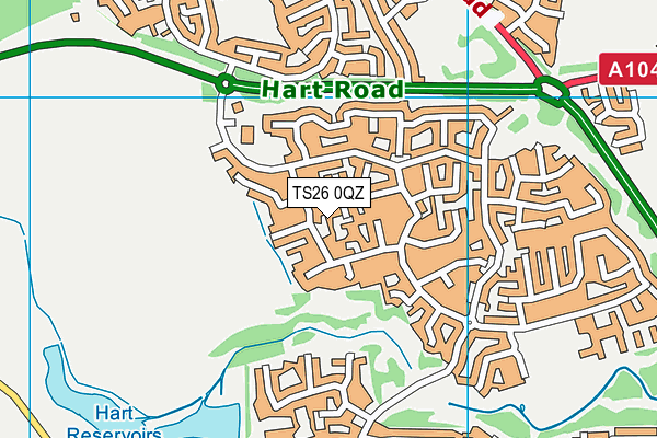TS26 0QZ map - OS VectorMap District (Ordnance Survey) TS26 0QZ map - OS VectorMap District (Ordnance Survey)