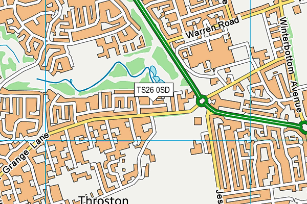 TS26 0SD map - OS VectorMap District (Ordnance Survey) TS26 0SD map - OS VectorMap District (Ordnance Survey)