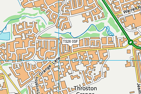 TS26 0SF map - OS VectorMap District (Ordnance Survey) TS26 0SF map - OS VectorMap District (Ordnance Survey)