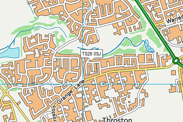 TS26 0SJ map - OS VectorMap District (Ordnance Survey) TS26 0SJ map - OS VectorMap District (Ordnance Survey)