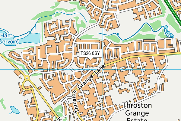 TS26 0SY map - OS VectorMap District (Ordnance Survey) TS26 0SY map - OS VectorMap District (Ordnance Survey)