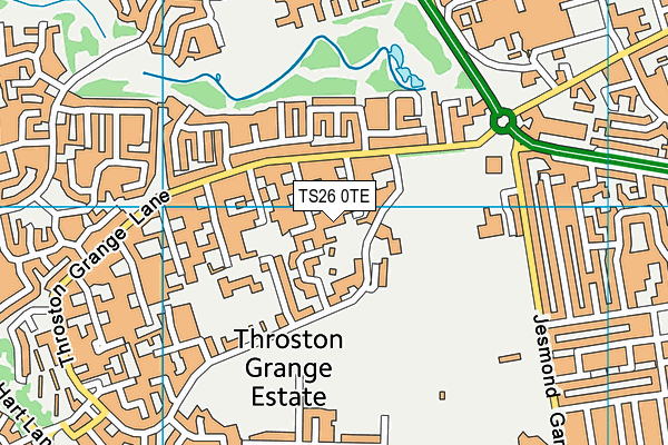 TS26 0TE map - OS VectorMap District (Ordnance Survey) TS26 0TE map - OS VectorMap District (Ordnance Survey)