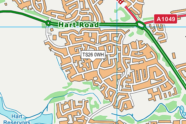 TS26 0WH map - OS VectorMap District (Ordnance Survey) TS26 0WH map - OS VectorMap District (Ordnance Survey)