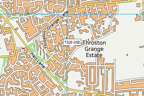 TS26 0XB map - OS VectorMap District (Ordnance Survey) TS26 0XB map - OS VectorMap District (Ordnance Survey)