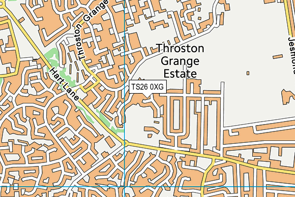 TS26 0XG map - OS VectorMap District (Ordnance Survey) TS26 0XG map - OS VectorMap District (Ordnance Survey)