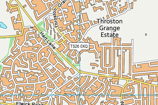 TS26 0XQ map - OS VectorMap District (Ordnance Survey) TS26 0XQ map - OS VectorMap District (Ordnance Survey)