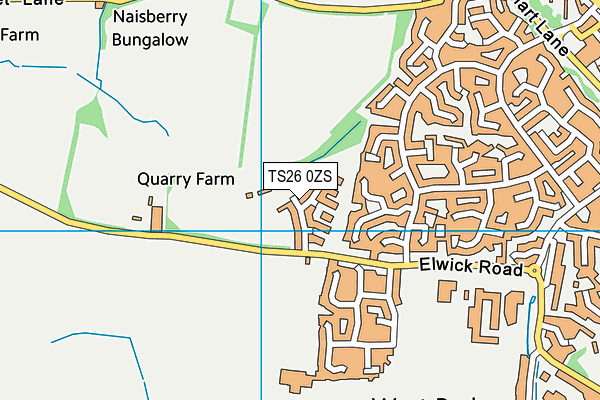 TS26 0ZS map - OS VectorMap District (Ordnance Survey) TS26 0ZS map - OS VectorMap District (Ordnance Survey)
