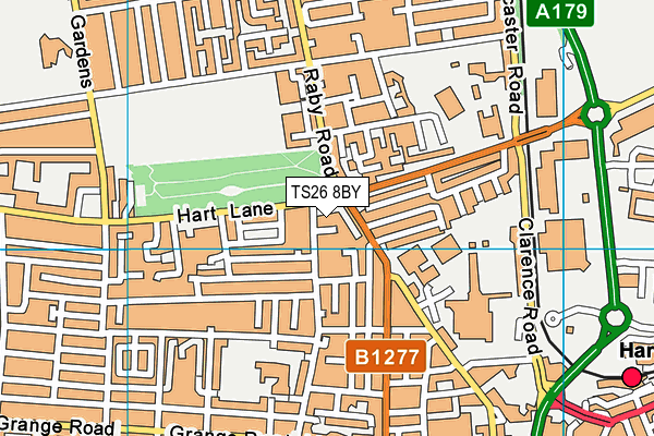 TS26 8BY map - OS VectorMap District (Ordnance Survey) TS26 8BY map - OS VectorMap District (Ordnance Survey)