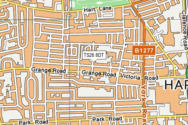 TS26 8DT map - OS VectorMap District (Ordnance Survey) TS26 8DT map - OS VectorMap District (Ordnance Survey)