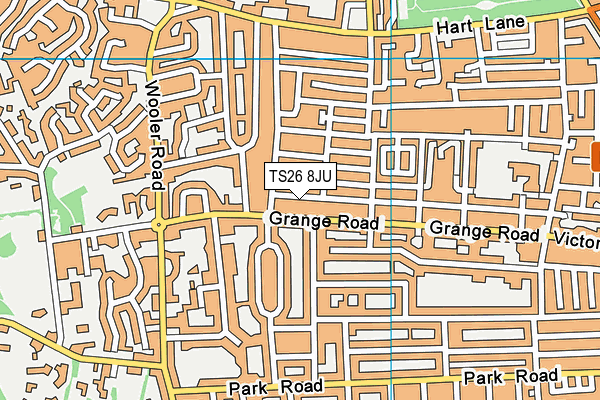 TS26 8JU map - OS VectorMap District (Ordnance Survey) TS26 8JU map - OS VectorMap District (Ordnance Survey)