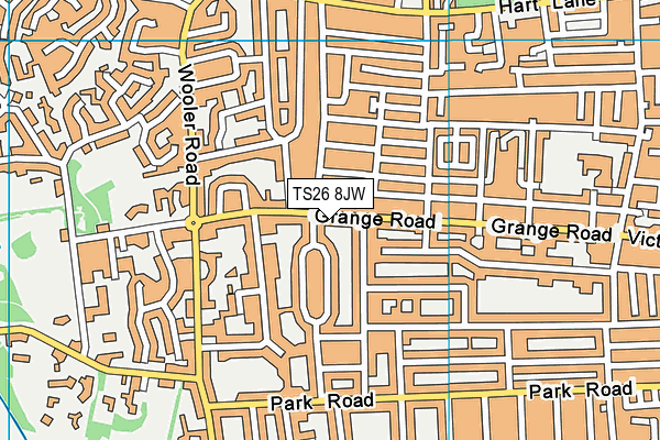TS26 8JW map - OS VectorMap District (Ordnance Survey) TS26 8JW map - OS VectorMap District (Ordnance Survey)