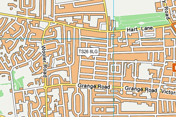TS26 8LG map - OS VectorMap District (Ordnance Survey) TS26 8LG map - OS VectorMap District (Ordnance Survey)