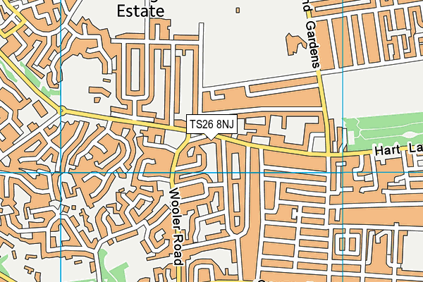 TS26 8NJ map - OS VectorMap District (Ordnance Survey) TS26 8NJ map - OS VectorMap District (Ordnance Survey)