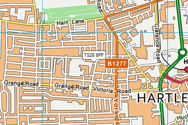 TS26 8PF map - OS VectorMap District (Ordnance Survey) TS26 8PF map - OS VectorMap District (Ordnance Survey)