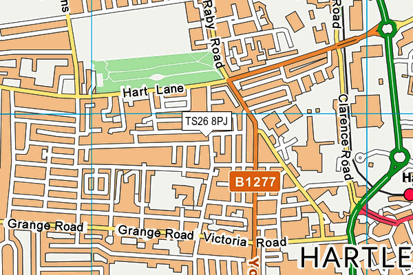 TS26 8PJ map - OS VectorMap District (Ordnance Survey) TS26 8PJ map - OS VectorMap District (Ordnance Survey)