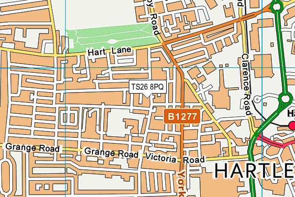 TS26 8PQ map - OS VectorMap District (Ordnance Survey) TS26 8PQ map - OS VectorMap District (Ordnance Survey)