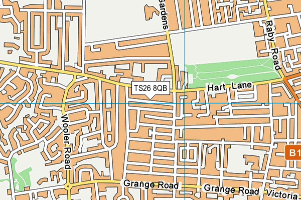 TS26 8QB map - OS VectorMap District (Ordnance Survey) TS26 8QB map - OS VectorMap District (Ordnance Survey)
