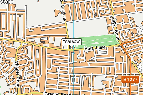 TS26 8QW map - OS VectorMap District (Ordnance Survey) TS26 8QW map - OS VectorMap District (Ordnance Survey)