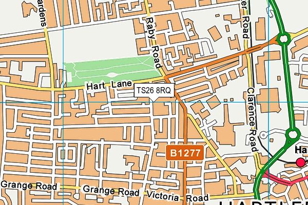 TS26 8RQ map - OS VectorMap District (Ordnance Survey) TS26 8RQ map - OS VectorMap District (Ordnance Survey)