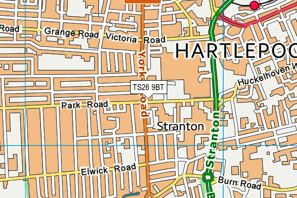 TS26 9BT map - OS VectorMap District (Ordnance Survey) TS26 9BT map - OS VectorMap District (Ordnance Survey)