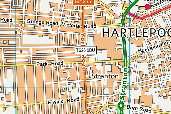 TS26 9DU map - OS VectorMap District (Ordnance Survey) TS26 9DU map - OS VectorMap District (Ordnance Survey)