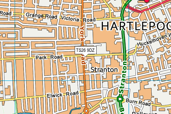 TS26 9DZ map - OS VectorMap District (Ordnance Survey) TS26 9DZ map - OS VectorMap District (Ordnance Survey)