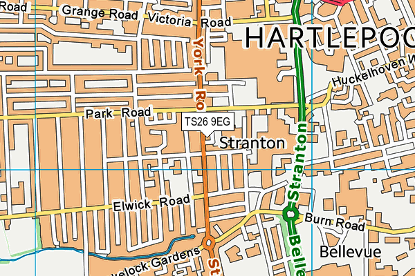 TS26 9EG map - OS VectorMap District (Ordnance Survey) TS26 9EG map - OS VectorMap District (Ordnance Survey)