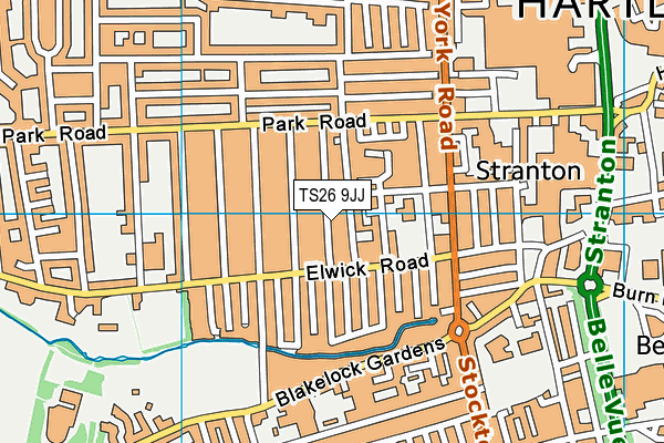 TS26 9JJ map - OS VectorMap District (Ordnance Survey) TS26 9JJ map - OS VectorMap District (Ordnance Survey)