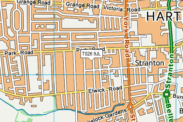 TS26 9JL map - OS VectorMap District (Ordnance Survey) TS26 9JL map - OS VectorMap District (Ordnance Survey)