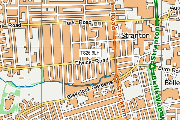 TS26 9LH map - OS VectorMap District (Ordnance Survey) TS26 9LH map - OS VectorMap District (Ordnance Survey)
