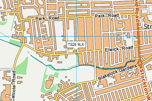 TS26 9LX map - OS VectorMap District (Ordnance Survey) TS26 9LX map - OS VectorMap District (Ordnance Survey)